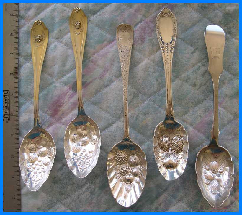 berry spoons - -patterns