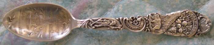calif mid winter fair spoon silver souvenir