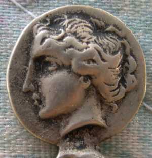 spoon corinth coin greek