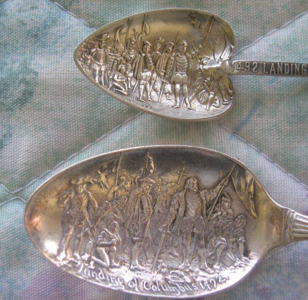 columbus landing party spoons