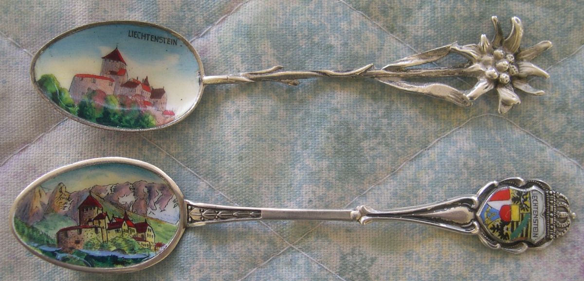 liechtenstein souvenir spoons