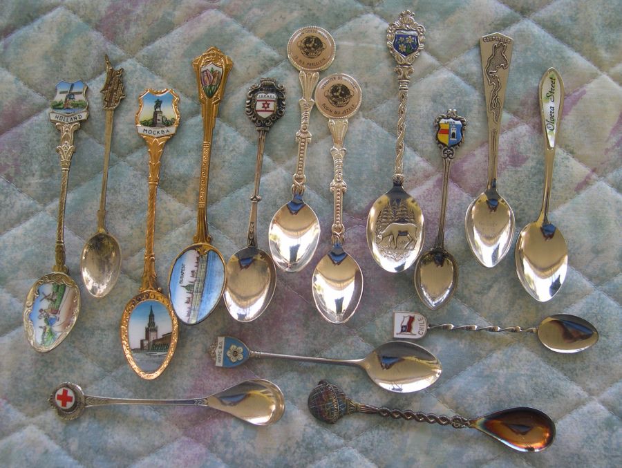 places on spoons