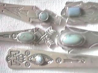 indian made gemstone spoons