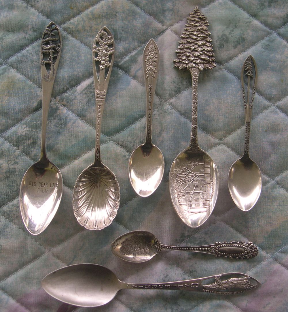 trees on spoons