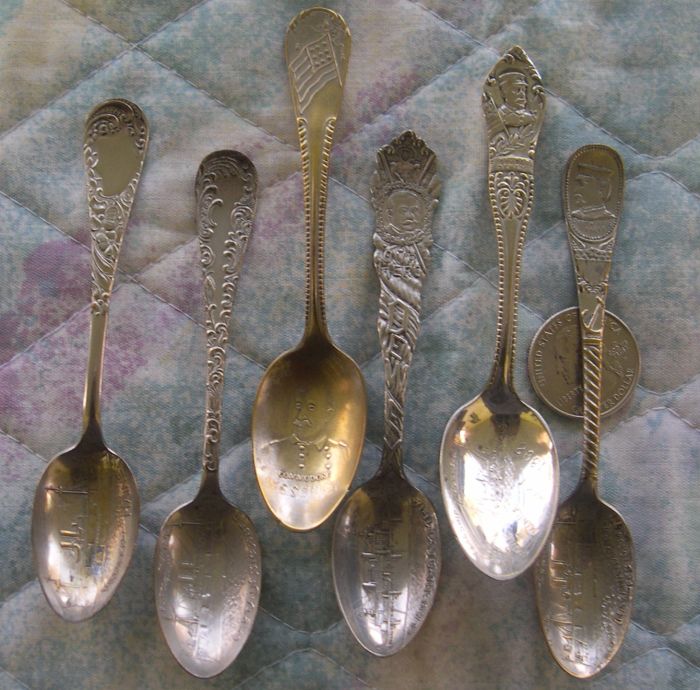 Pan am world fair spoons