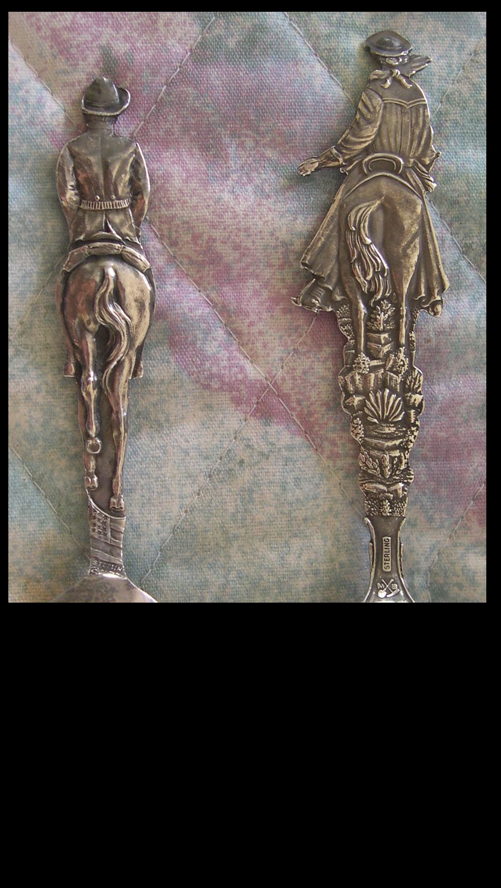 horse and rider spoon