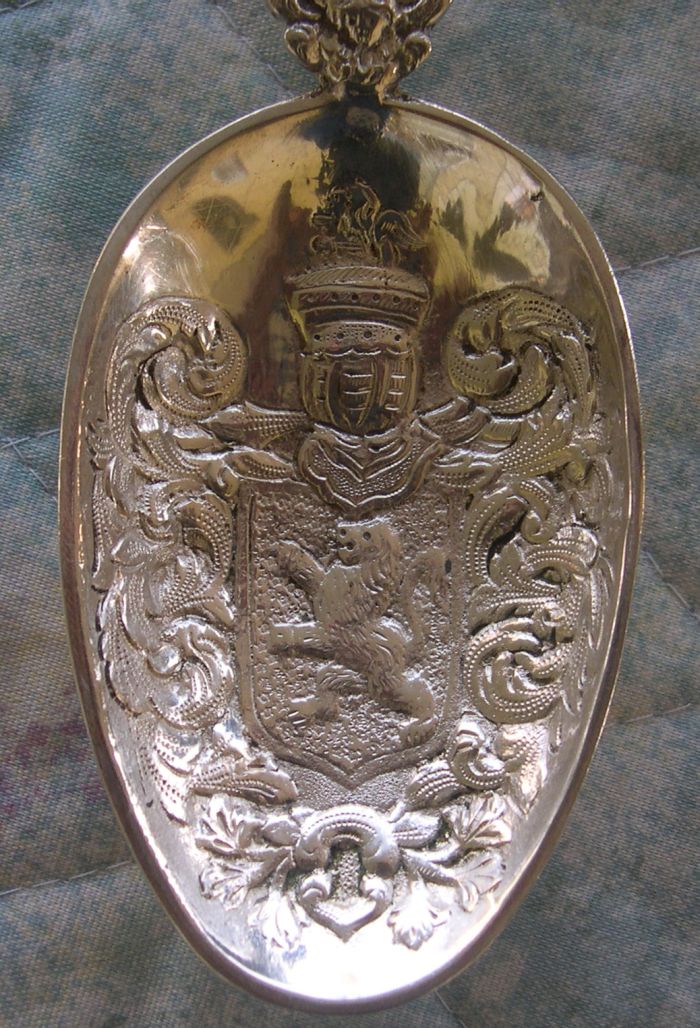 dutch shield spoon silver